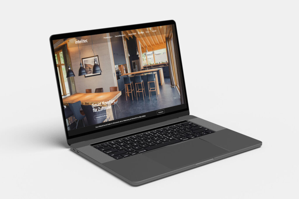 Mockup MacBook Mit Intelitec