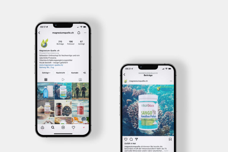 Mockup Magnesium Quelle Social Media