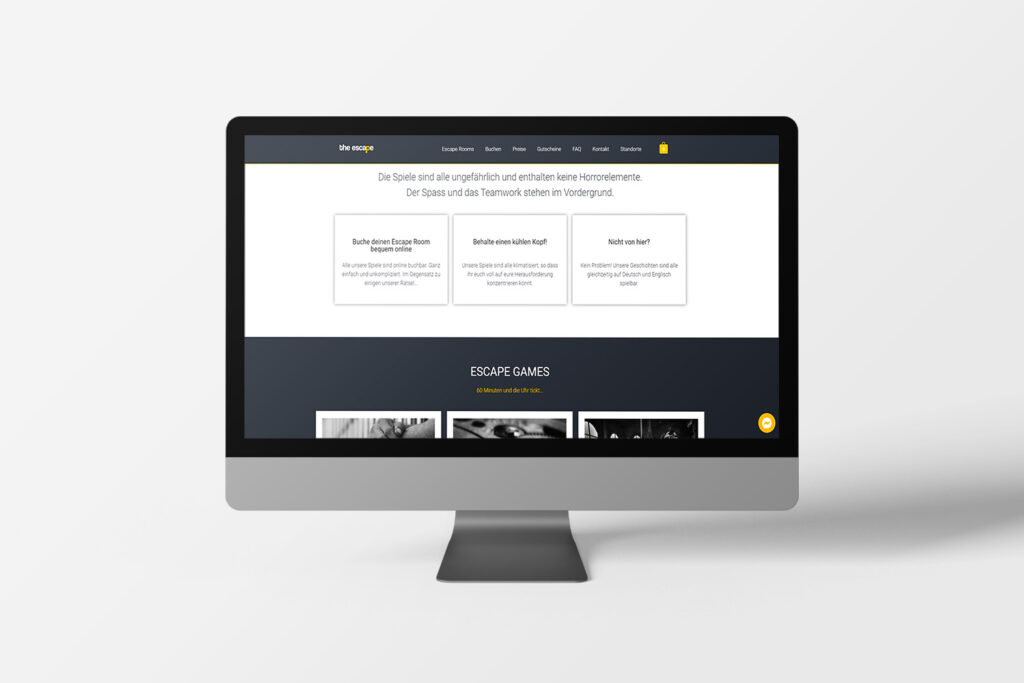 Mockup The Escape Desktop