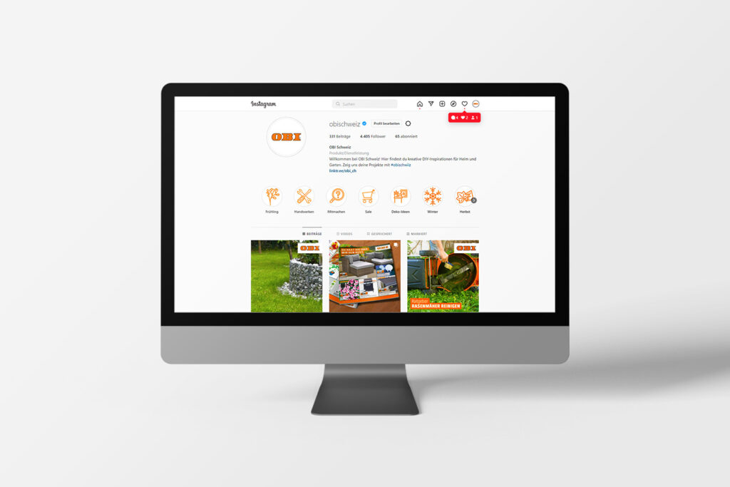 Mockup Obi Schweiz Desktop