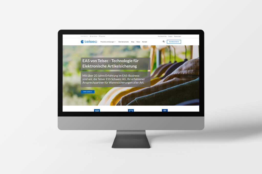 Mockup Sensormatic Desktop