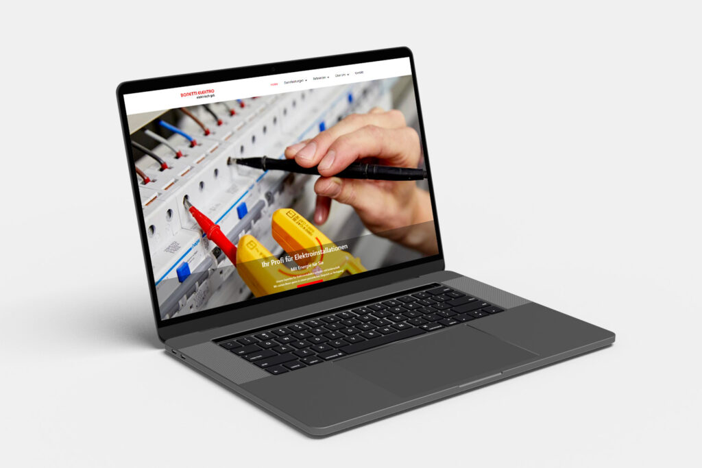 Mockup Bonetti Elektro Laptop