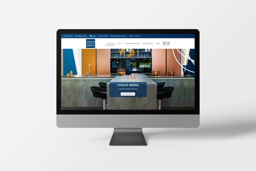 Mockup Chuchi-Arena Desktop