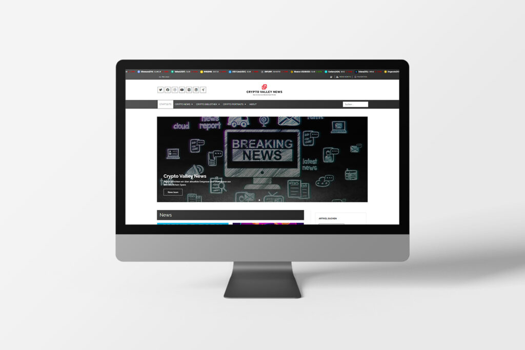Mockup Cryptovalleynews Desktop