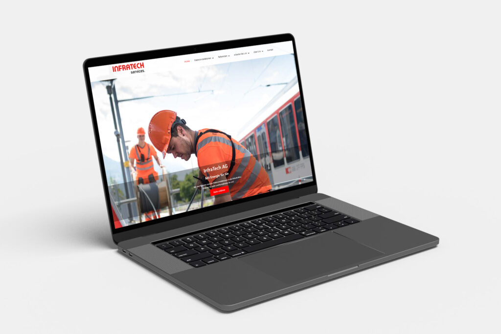 Mockup infraTech Laptop