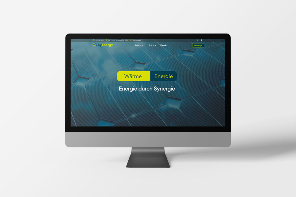 Mockup Syenergy Desktop