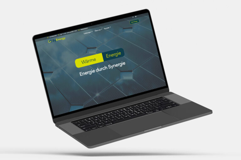 Mockup Syenergy Laptop
