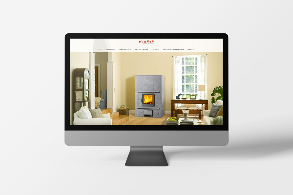 Mockup Ehrat-fire Desktop