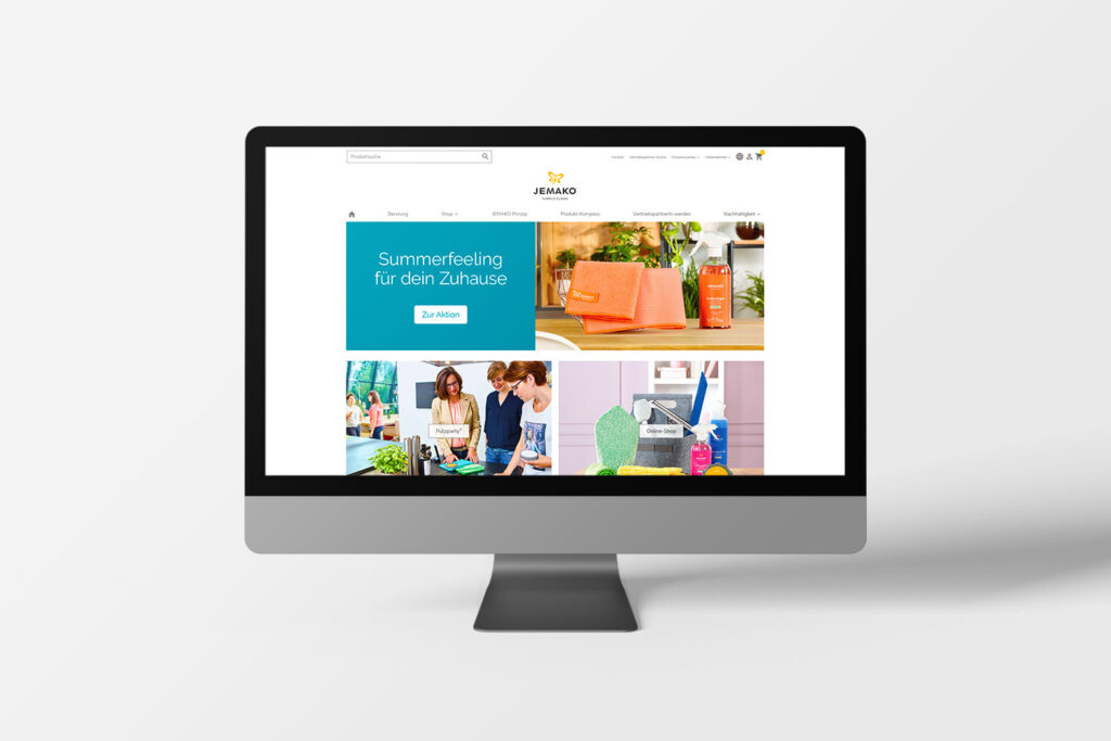 Mockup JEMAKO Desktop
