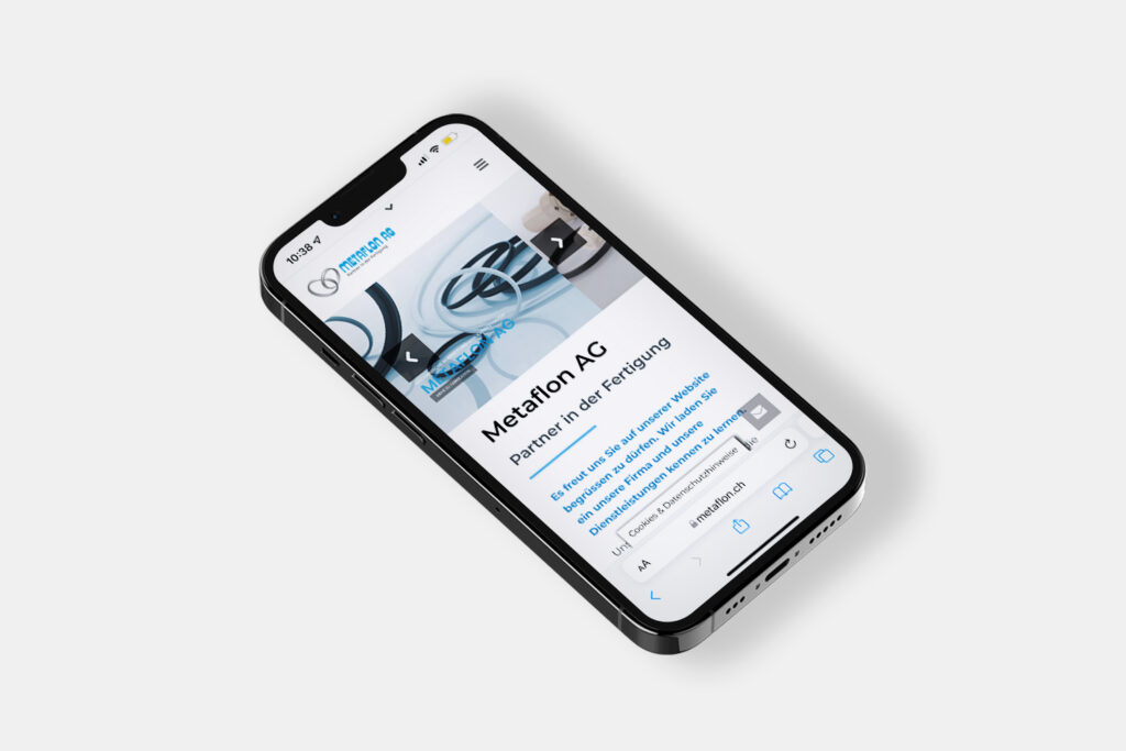 Mockup Metaflon Handy