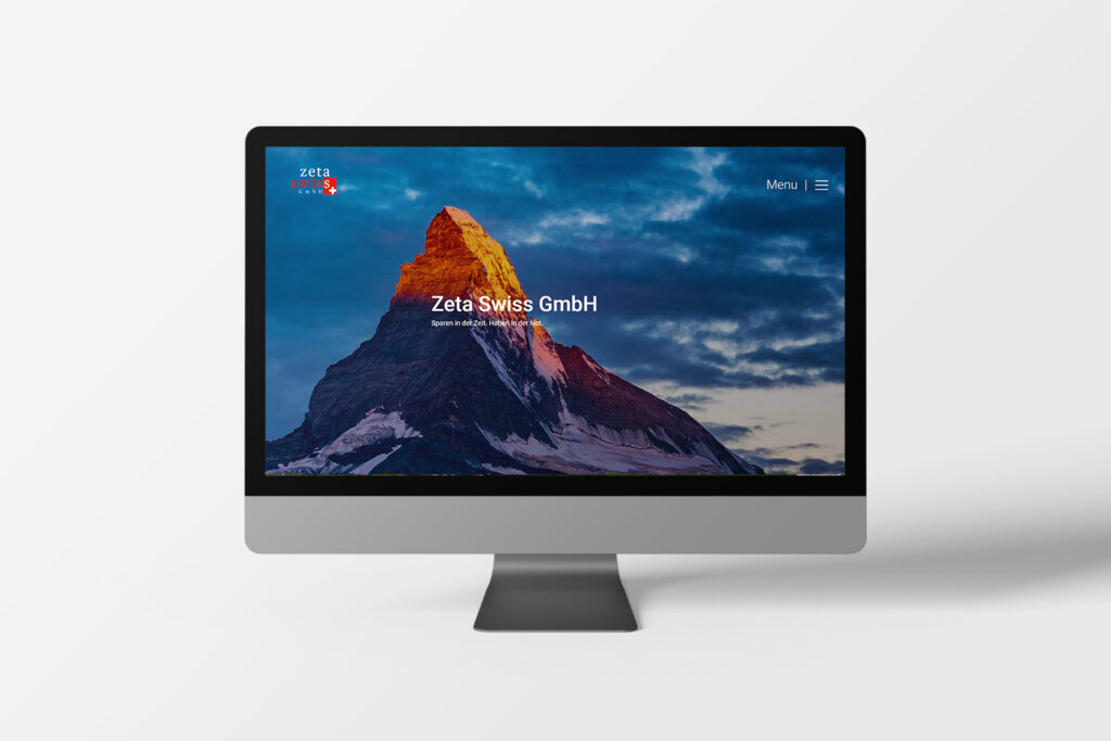 Mockup Zeta Swiss Desktop