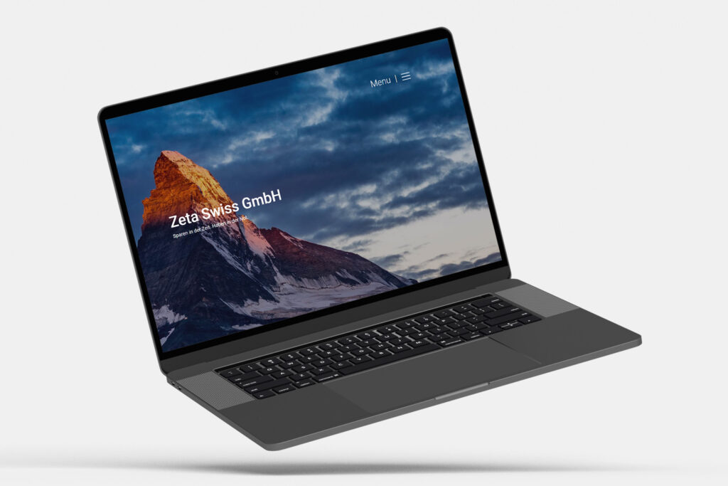 Mockup Zeta Swiss Laptop