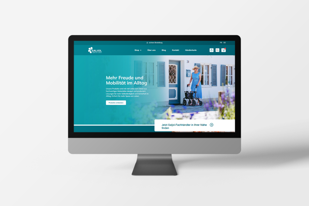 Neuentwicklung Onlineshop Saljol