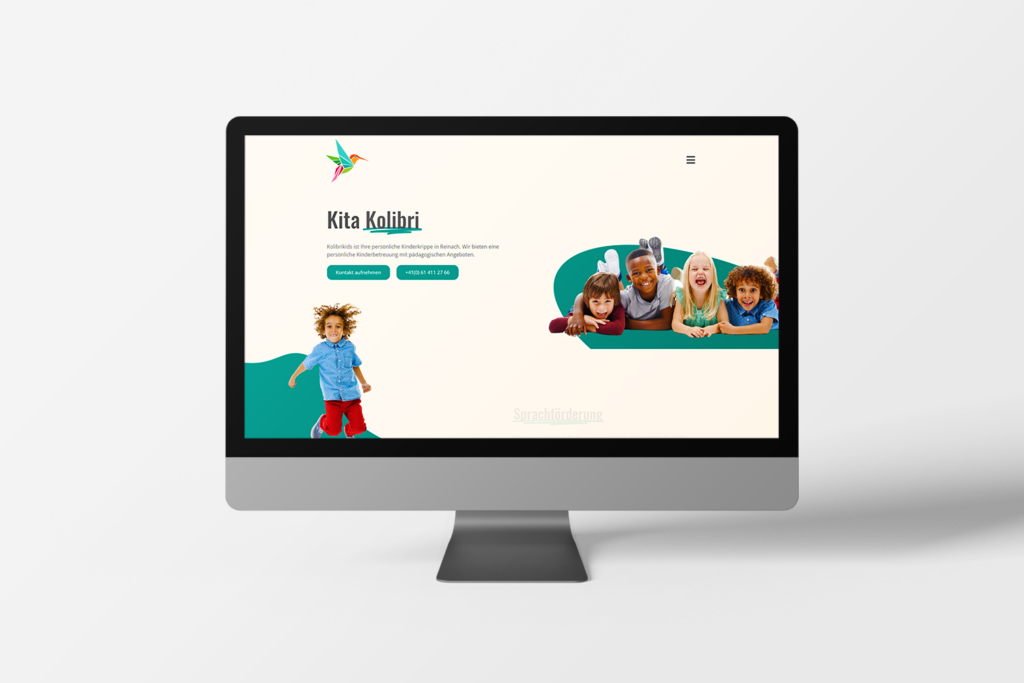 Neuentwicklung Webseite Kolibrikids