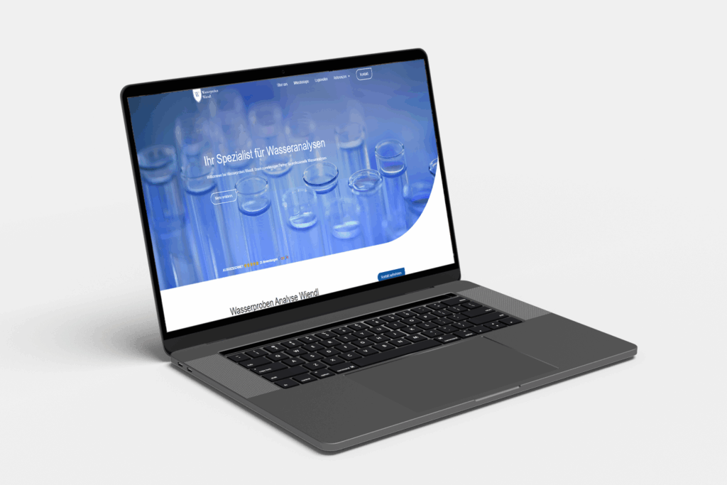 Wasserprobe Wiendl Laptop